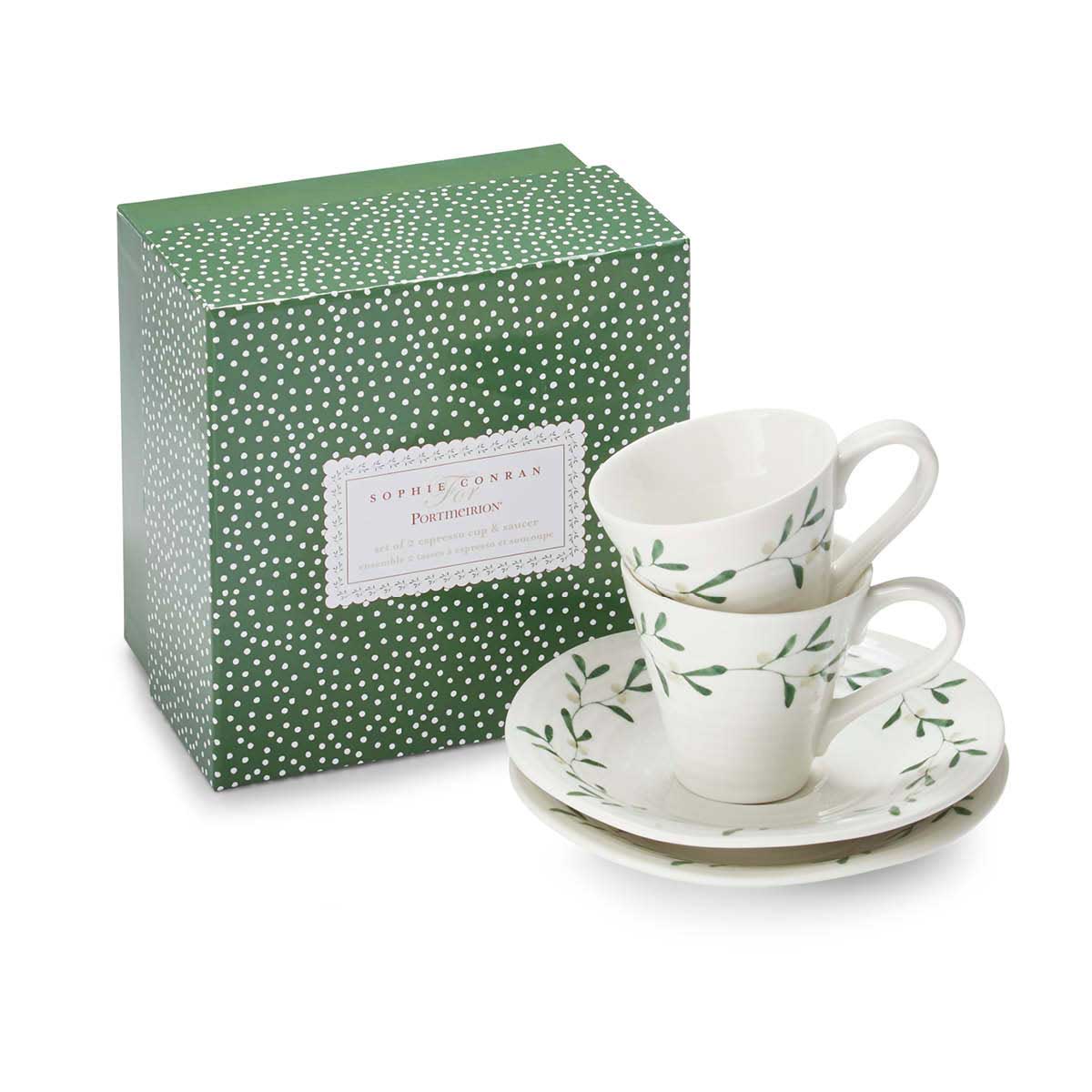 Sophie Conran Mistletoe Espresso Cups Set image number null